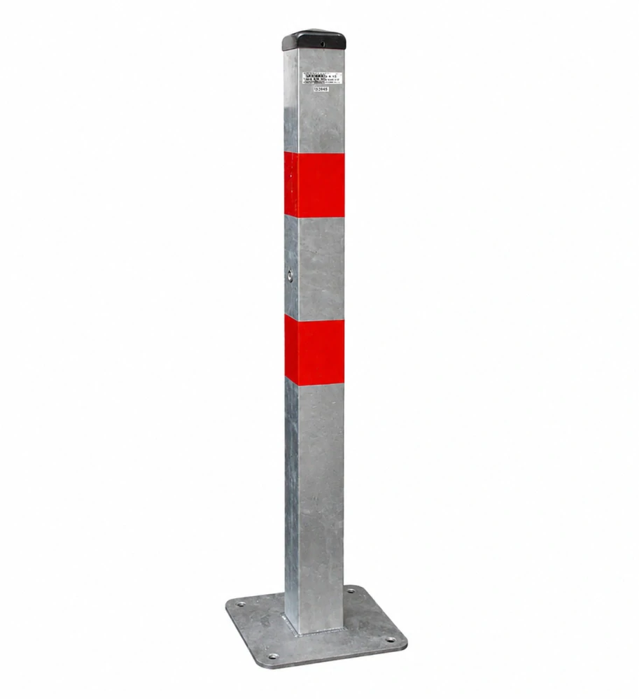 Parkovací sloupek s kotevní deskou, fixní