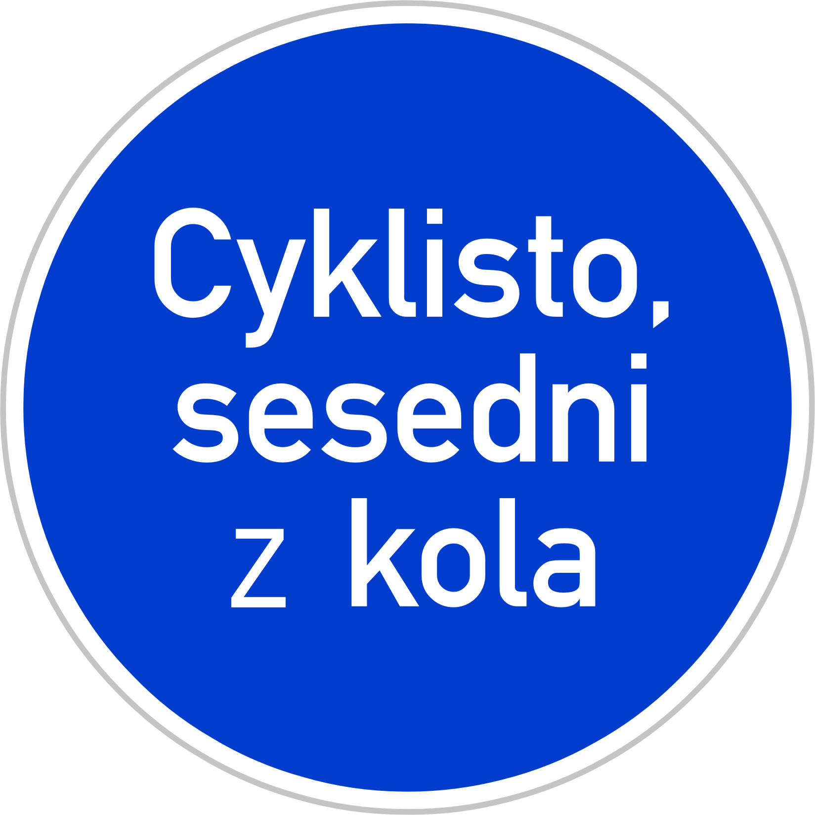 Dopravní značka C14a Jiný příkaz