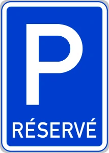 Dopravní značka IP12 Vyhrazené parkoviště