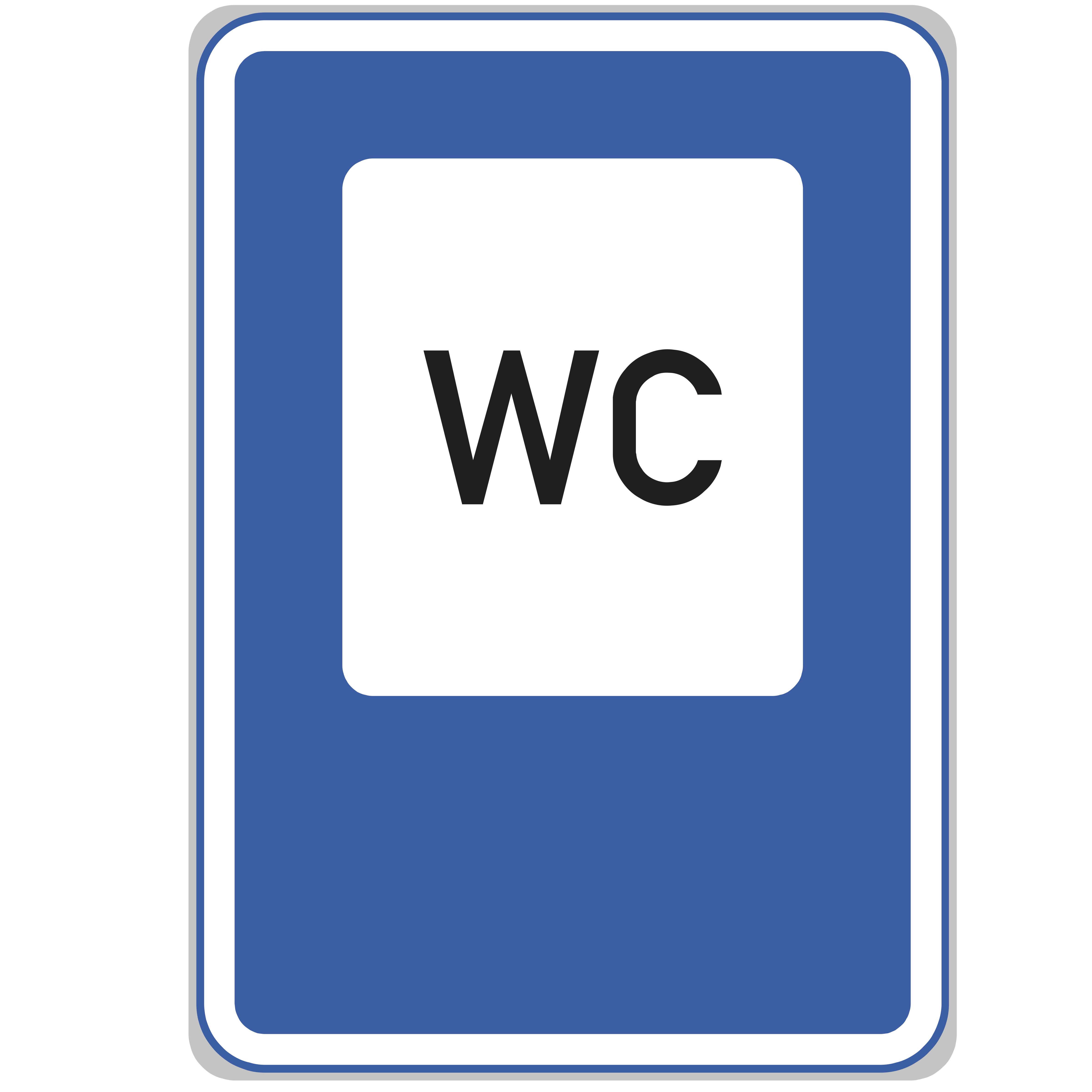 Dopravní značka IJ12 WC