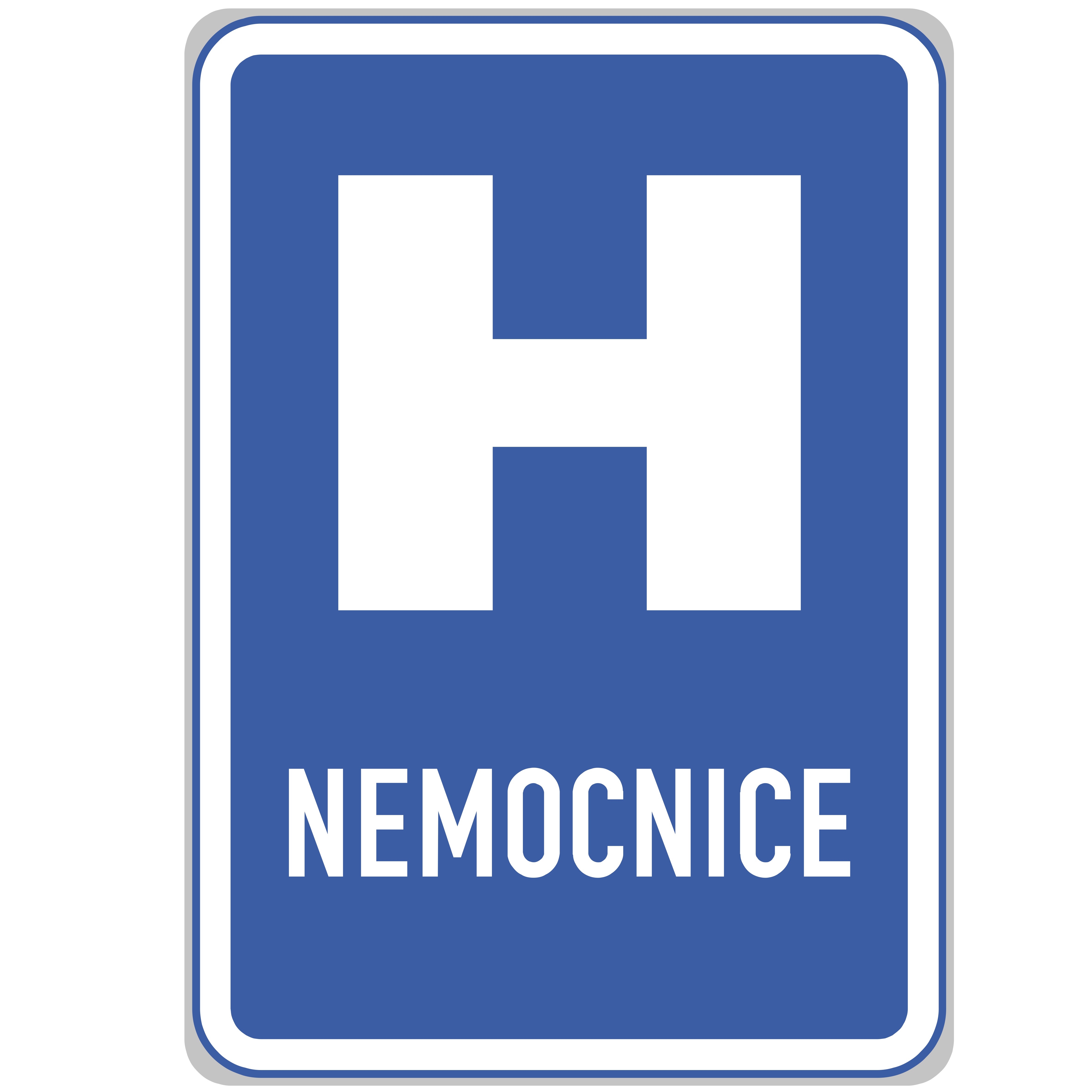 Dopravní značka IJ2 Nemocnice