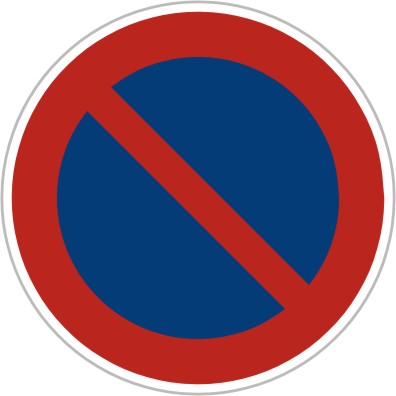 Dopravní značka B29 Zákaz stání