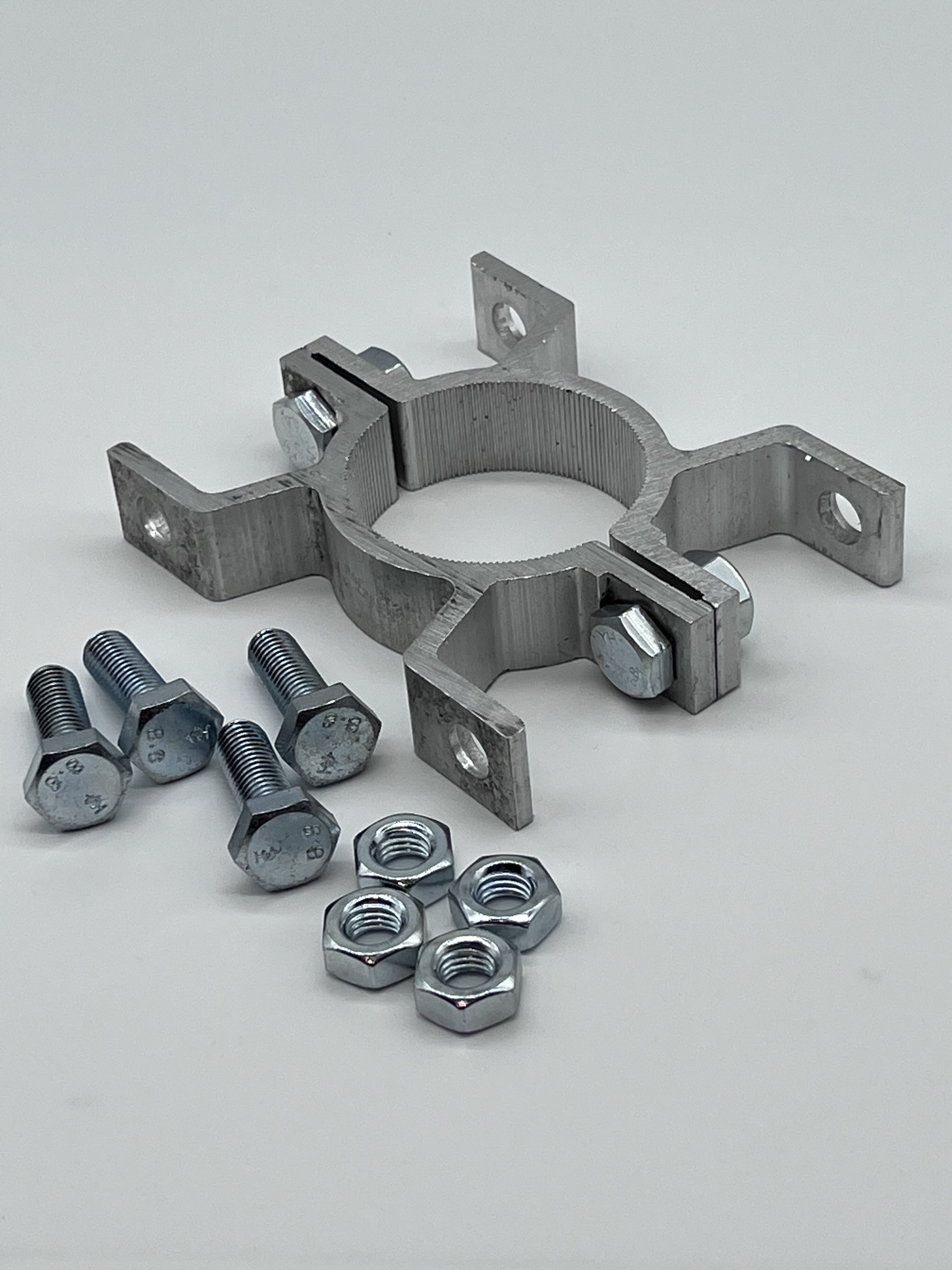 Objímka oboustranná na kulatý sloupek pr. 60 mm